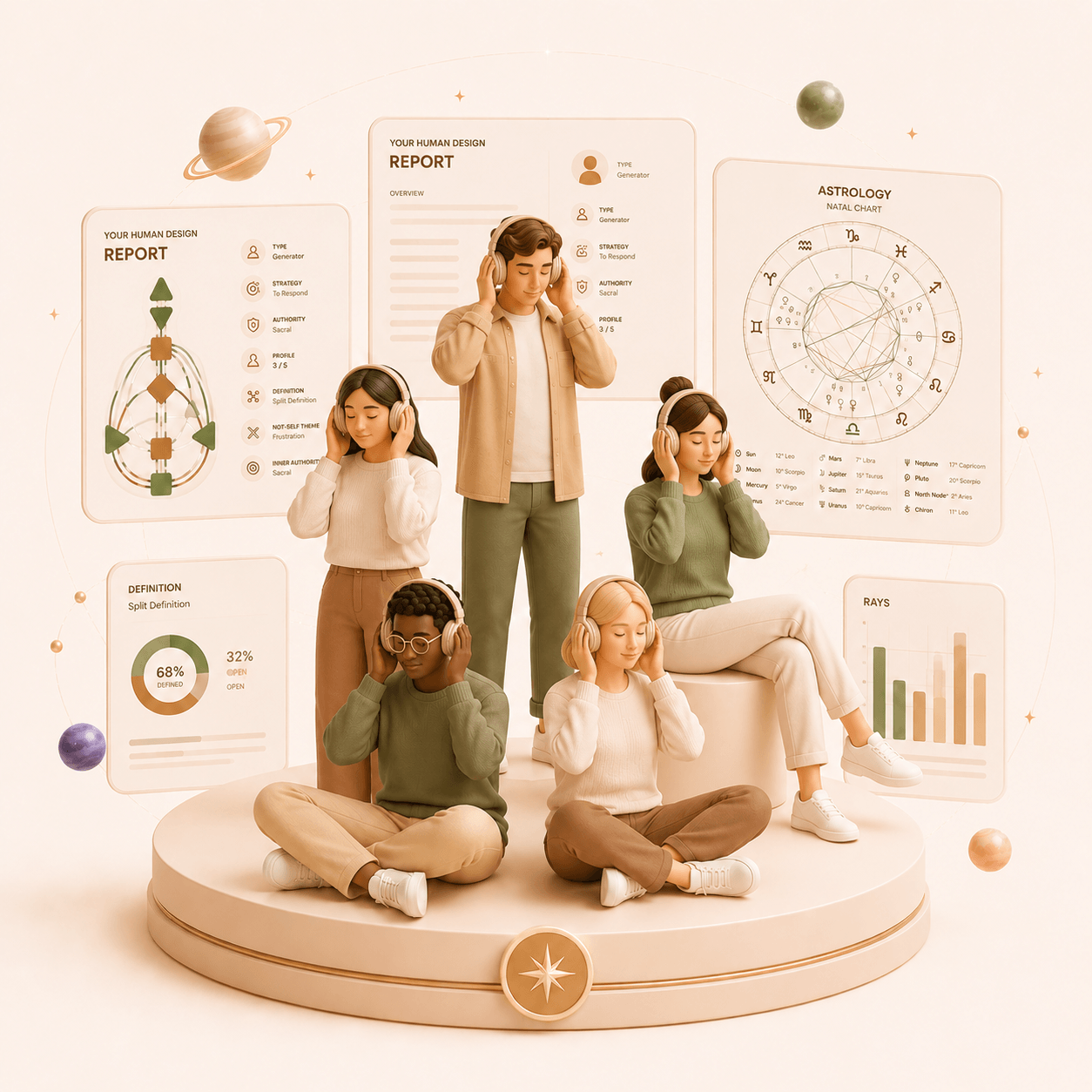 Human Design audio reports preview