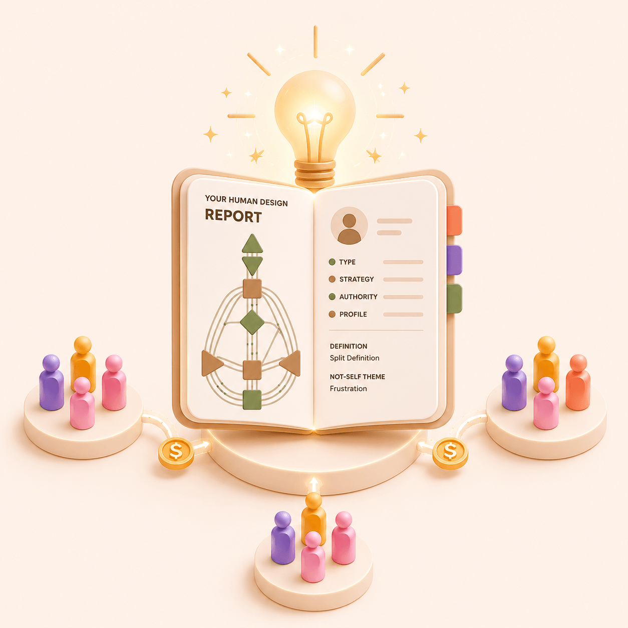 Human Design digital product library