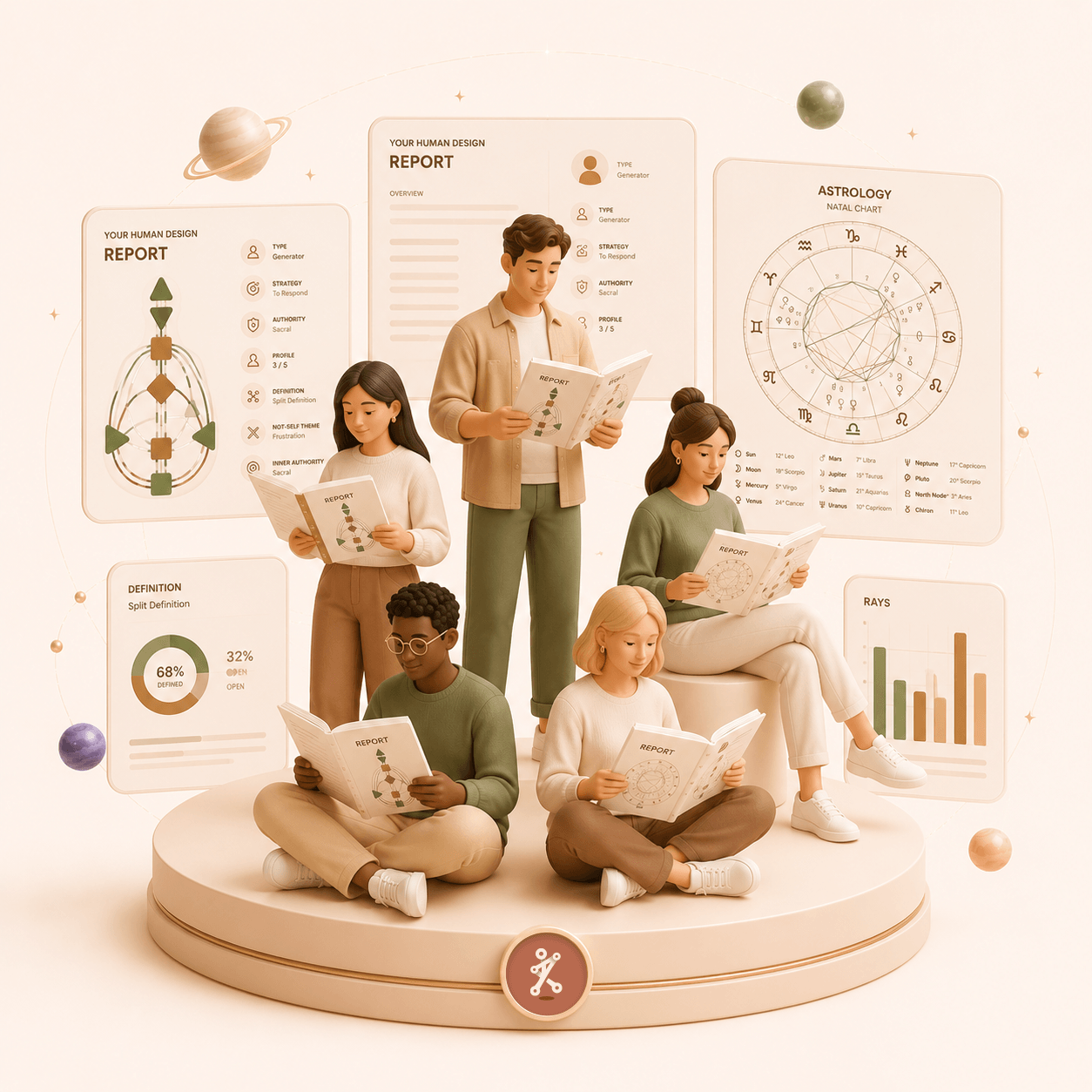 Chart creation and client management