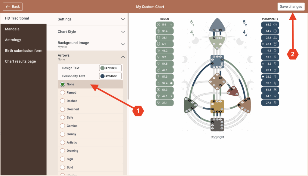 Select 'none' and save changes.