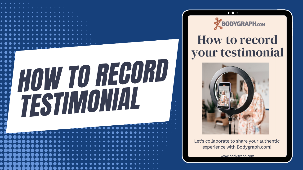 How to record testimonial