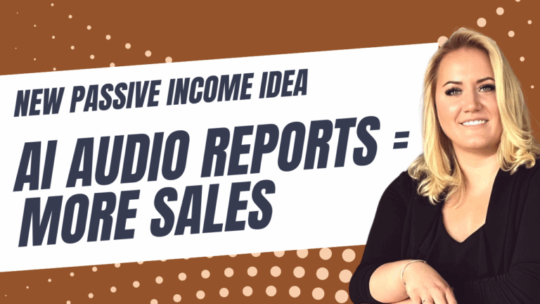 Learn to Use AI to Create Audio Reports – Generate a New Revenue Stream