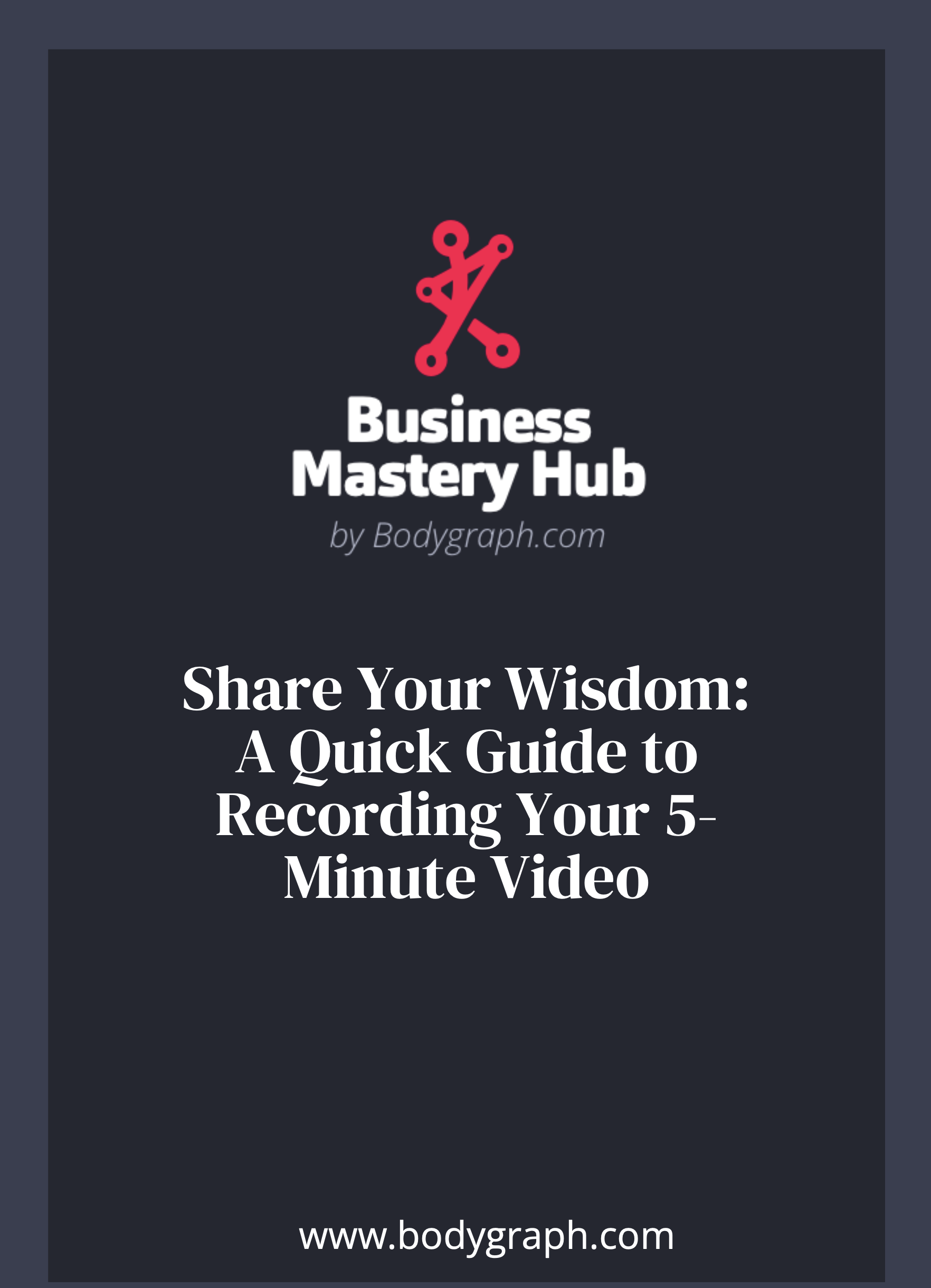 Share Your Wisdom: A Quick Guide to Recording Your 5-Minute Video