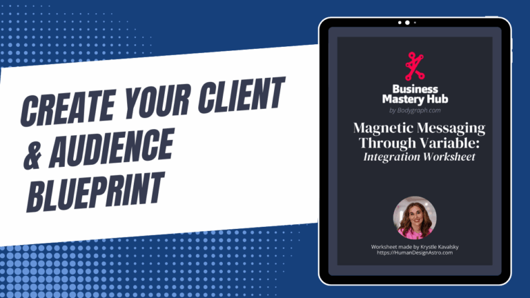 Create Your Client & Audience Blueprint